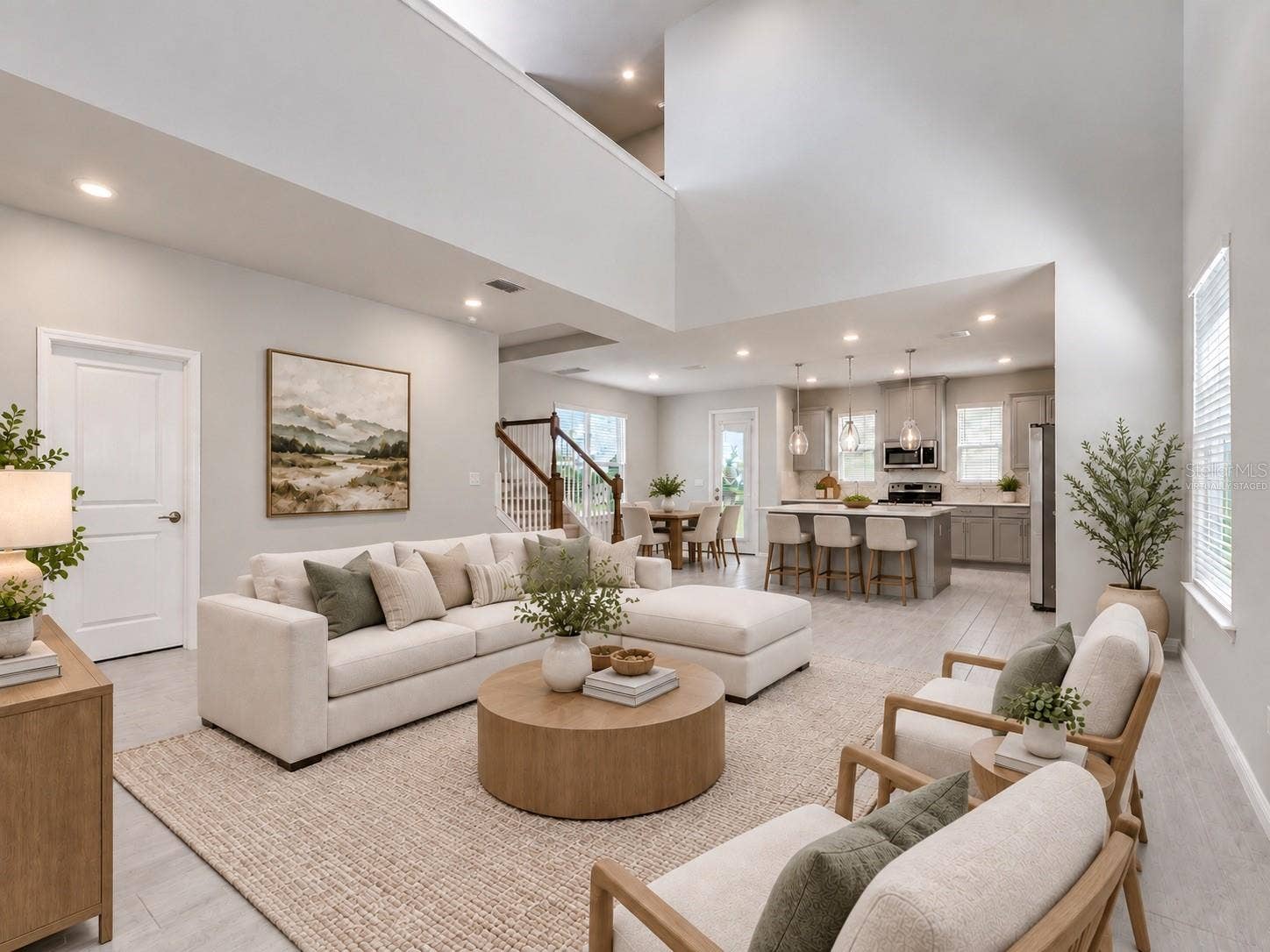 13631 RANGELAND BOULEVARD, Odessa, FL 33556 virtually staged living room