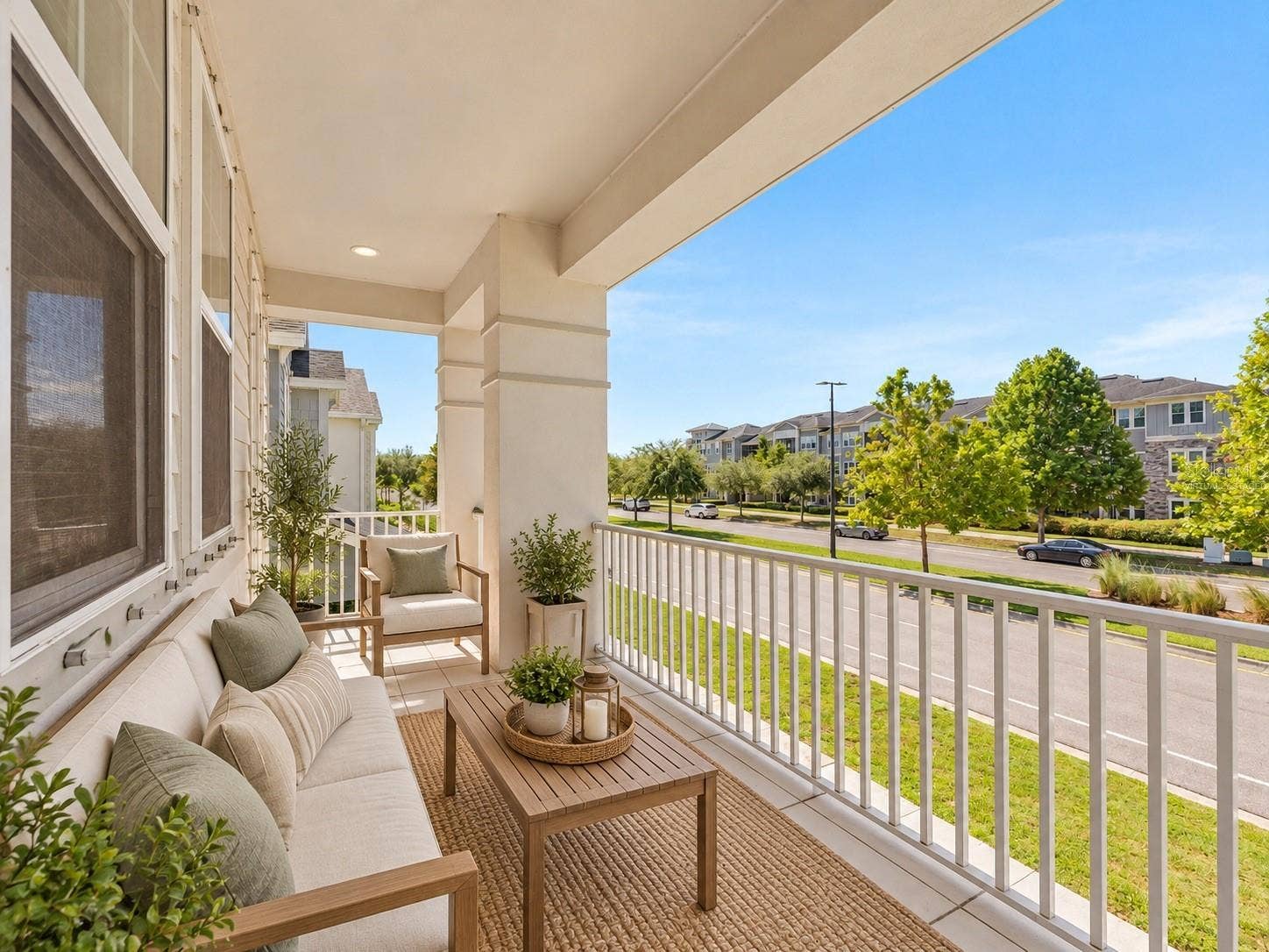 13631 RANGELAND BOULEVARD, Odessa, FL 33556 virtually staged balcony