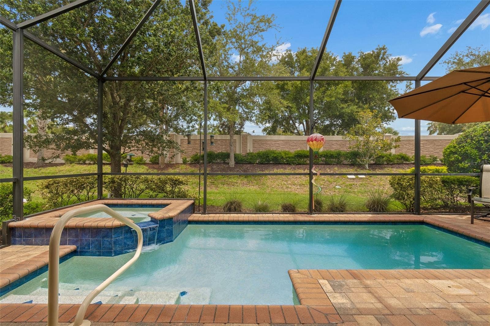 11503 CALLISIA DRIVE, Odessa, FL 33556 Relaxing and private heated saltwater pool and spa