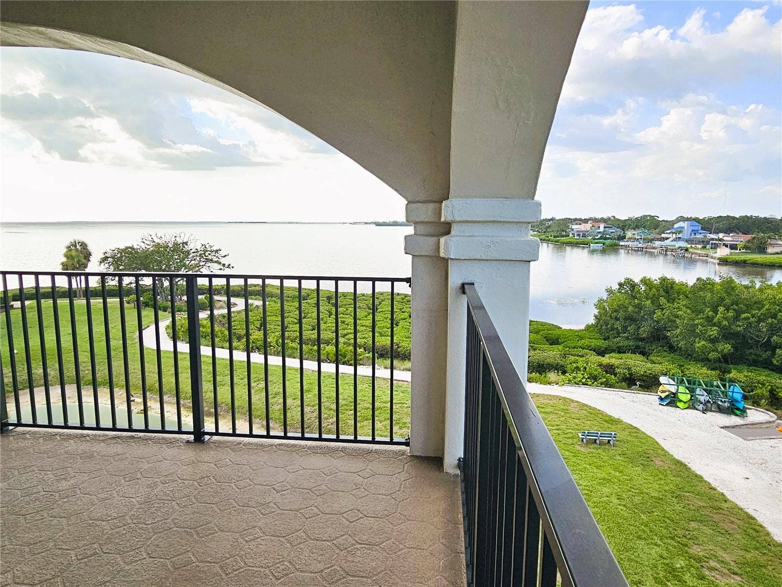 243 MARINER DRIVE, #243, Tarpon Springs, FL 34689 Views from the Corner of the Balcony