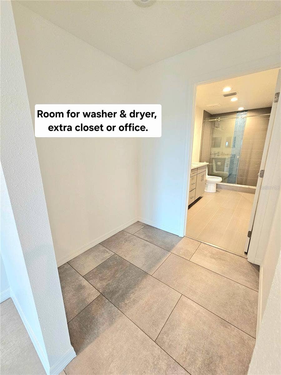 243 MARINER DRIVE, #243, Tarpon Springs, FL 34689 Master #2 Additional Space for Washer & Dryer, Office or 3rd Closet - Your Choice!