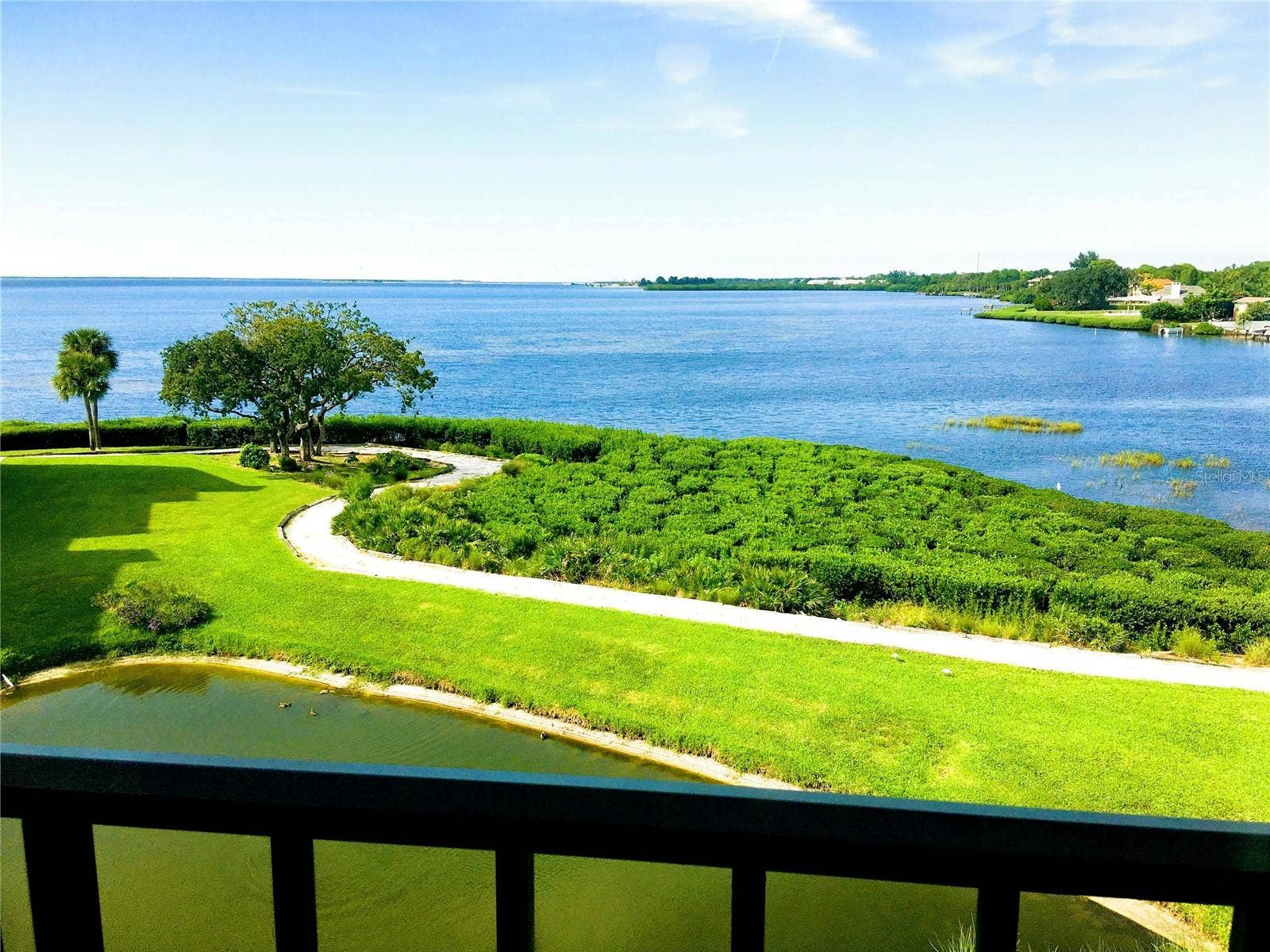 243 MARINER DRIVE, #243, Tarpon Springs, FL 34689 View of Gulf/St. Joseph Sound from balcony