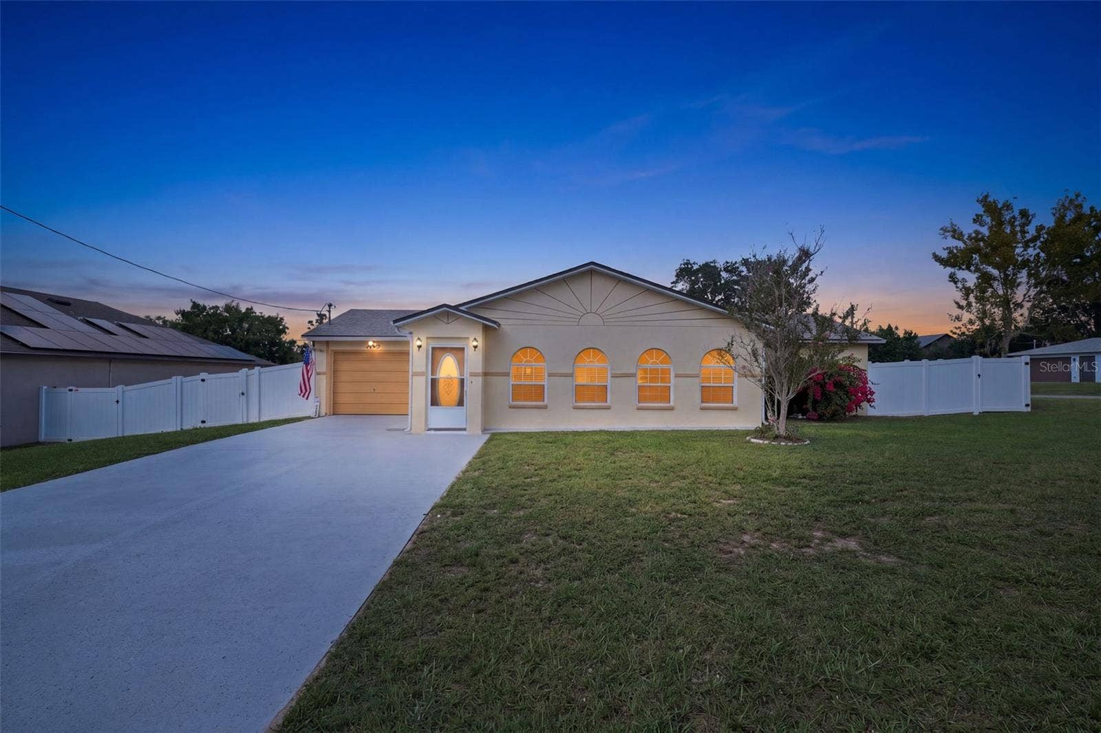 13469 BONDSTONE STREET, Spring Hill, FL 34609 Twilight-Front Exterior