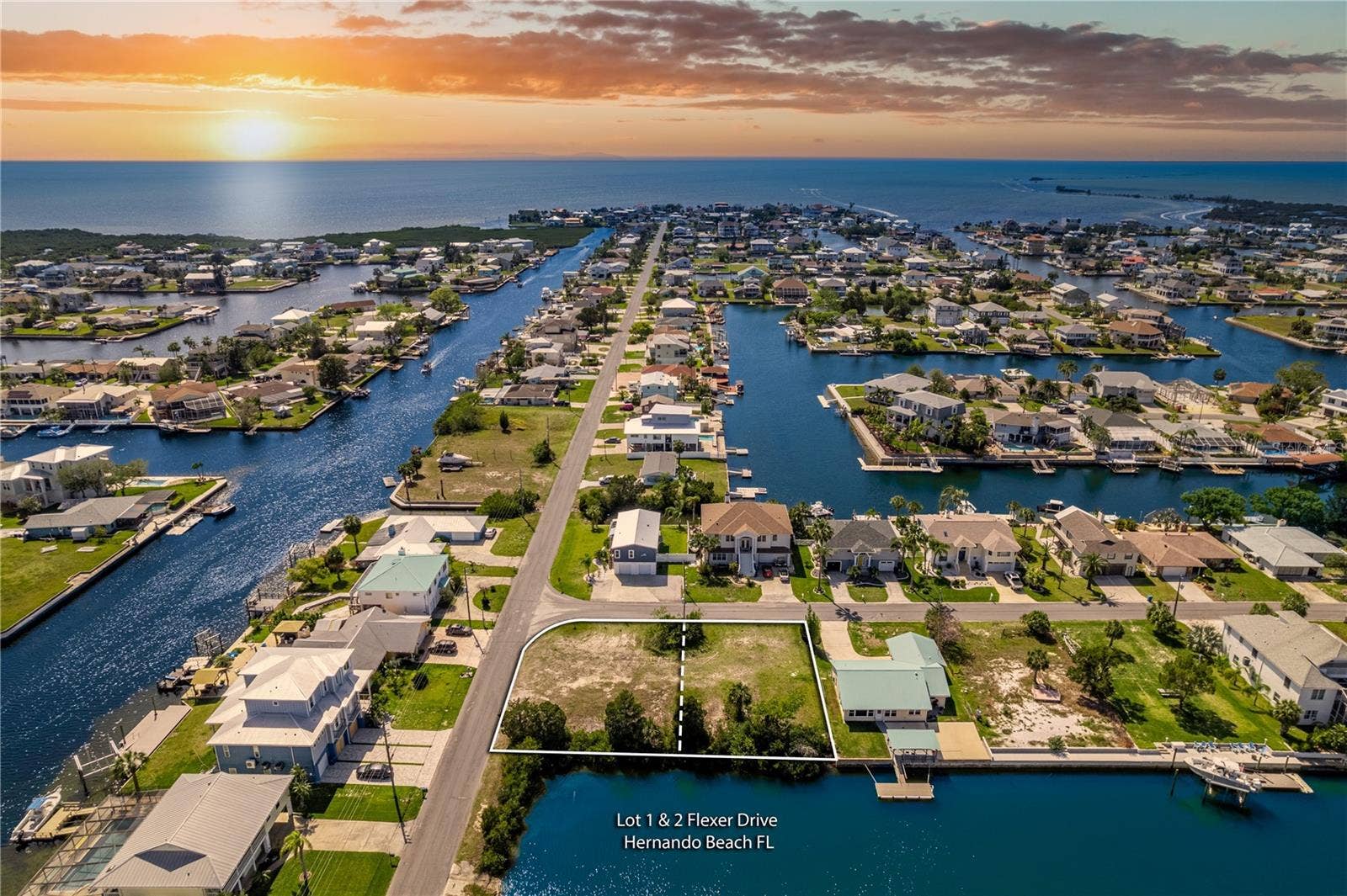 4252 FLEXER DRIVE, Hernando Beach, FL 34607 2 Lots in the Coastal Community of Hernando Beach