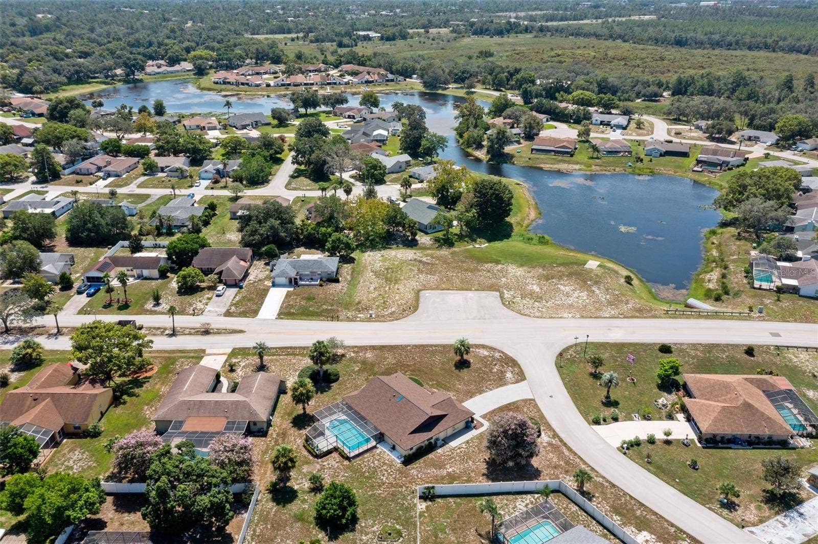 9009 HEATHER BOULEVARD, Weeki Wachee, FL 34613 Ariel View
