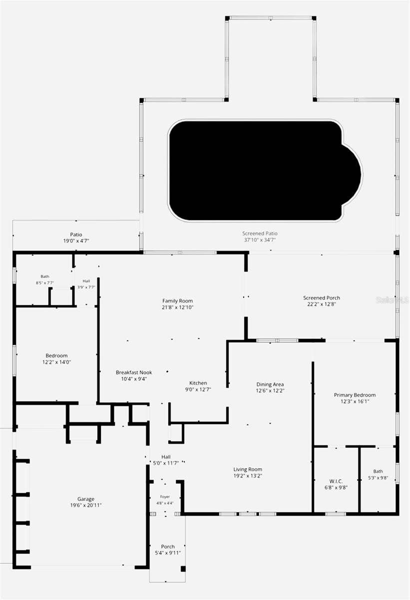 9009 HEATHER BOULEVARD, Weeki Wachee, FL 34613 Floorplan