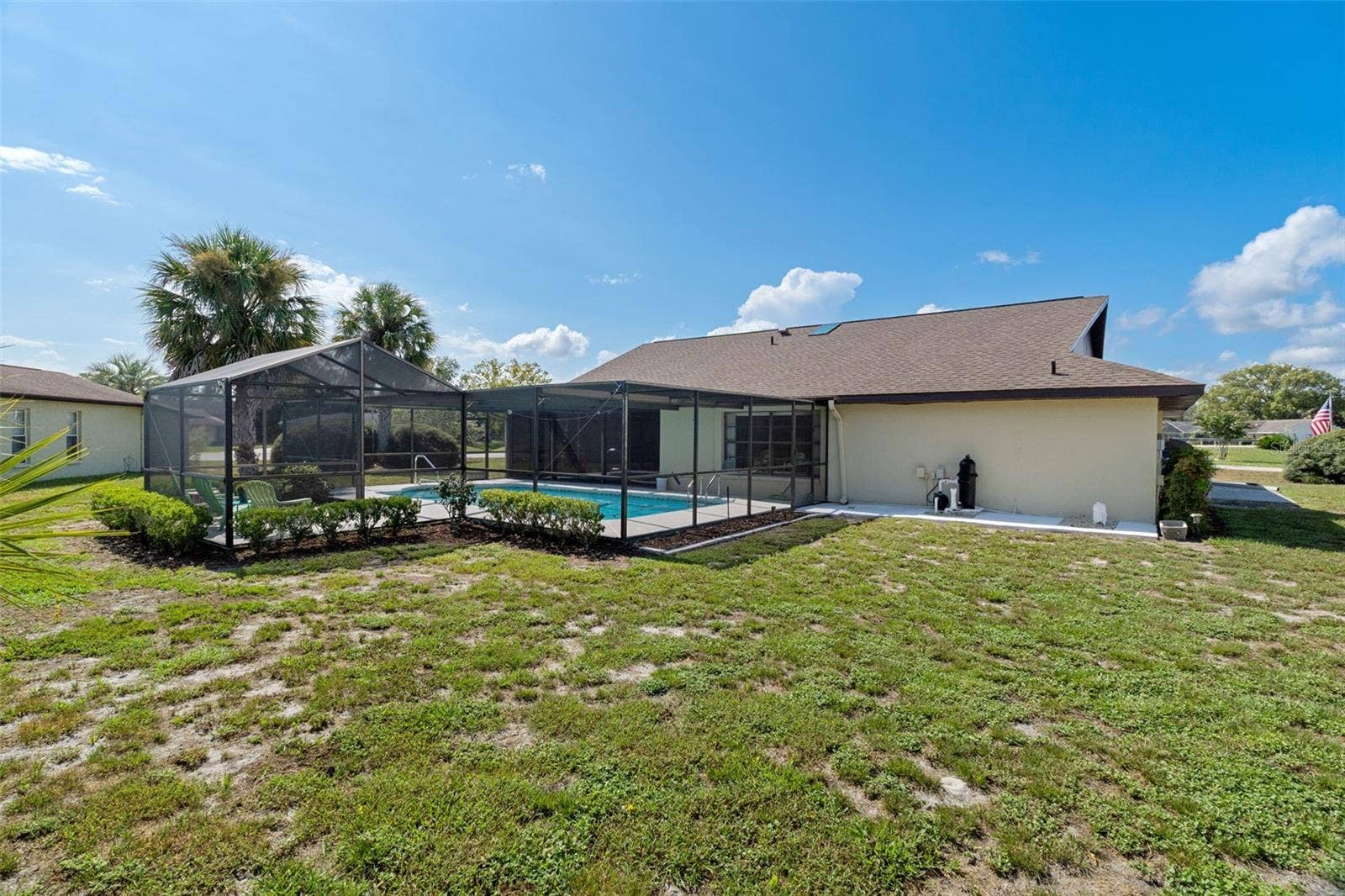 9009 HEATHER BOULEVARD, Weeki Wachee, FL 34613 Back of the Home