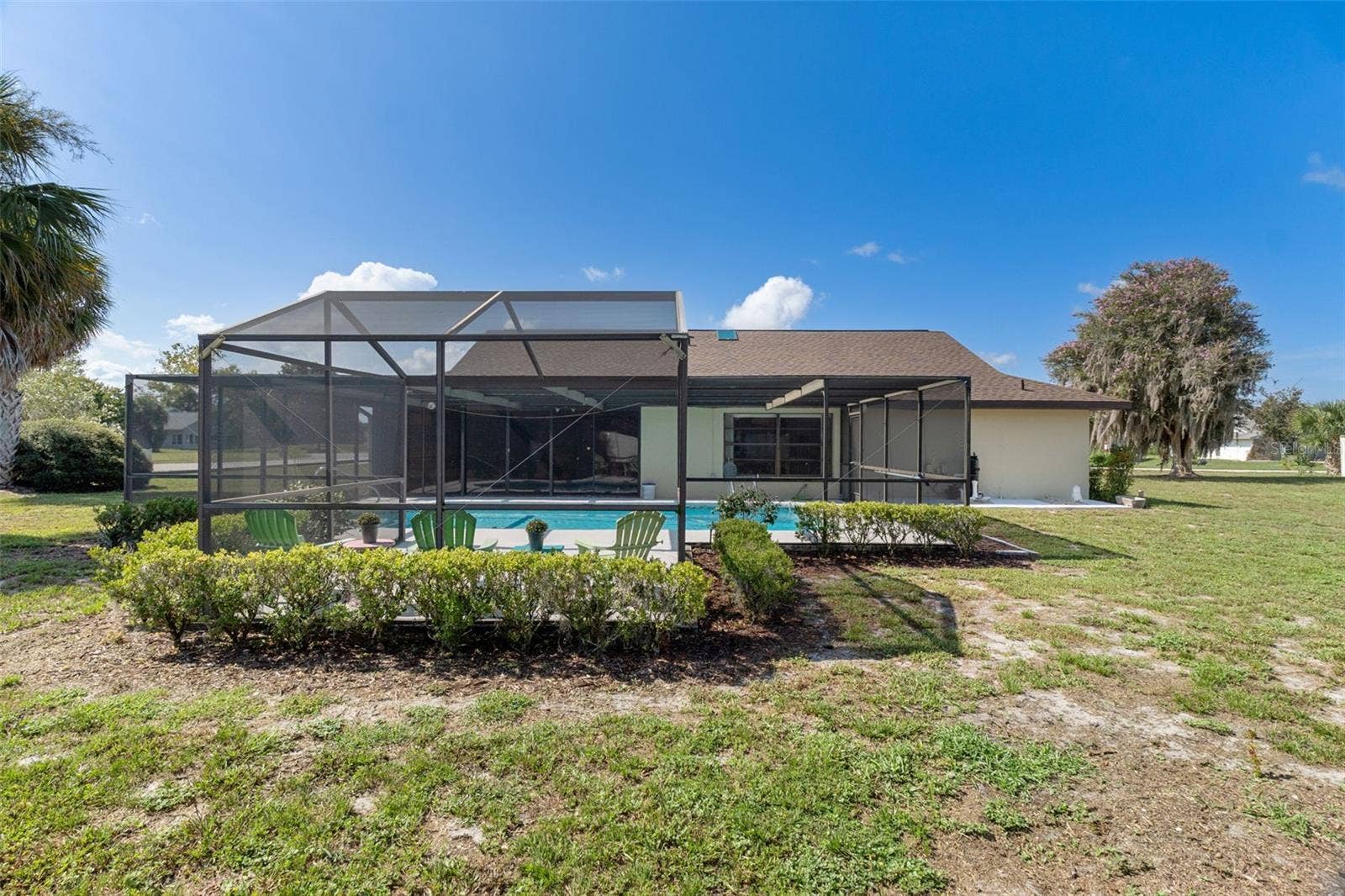 9009 HEATHER BOULEVARD, Weeki Wachee, FL 34613 Back of the Home