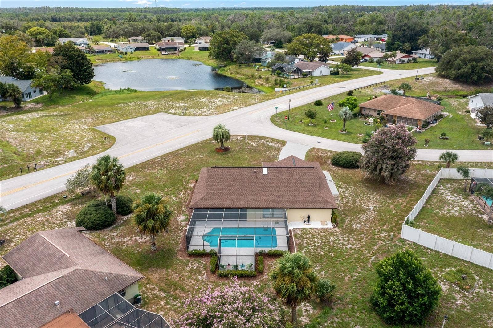 9009 HEATHER BOULEVARD, Weeki Wachee, FL 34613 Ariel View