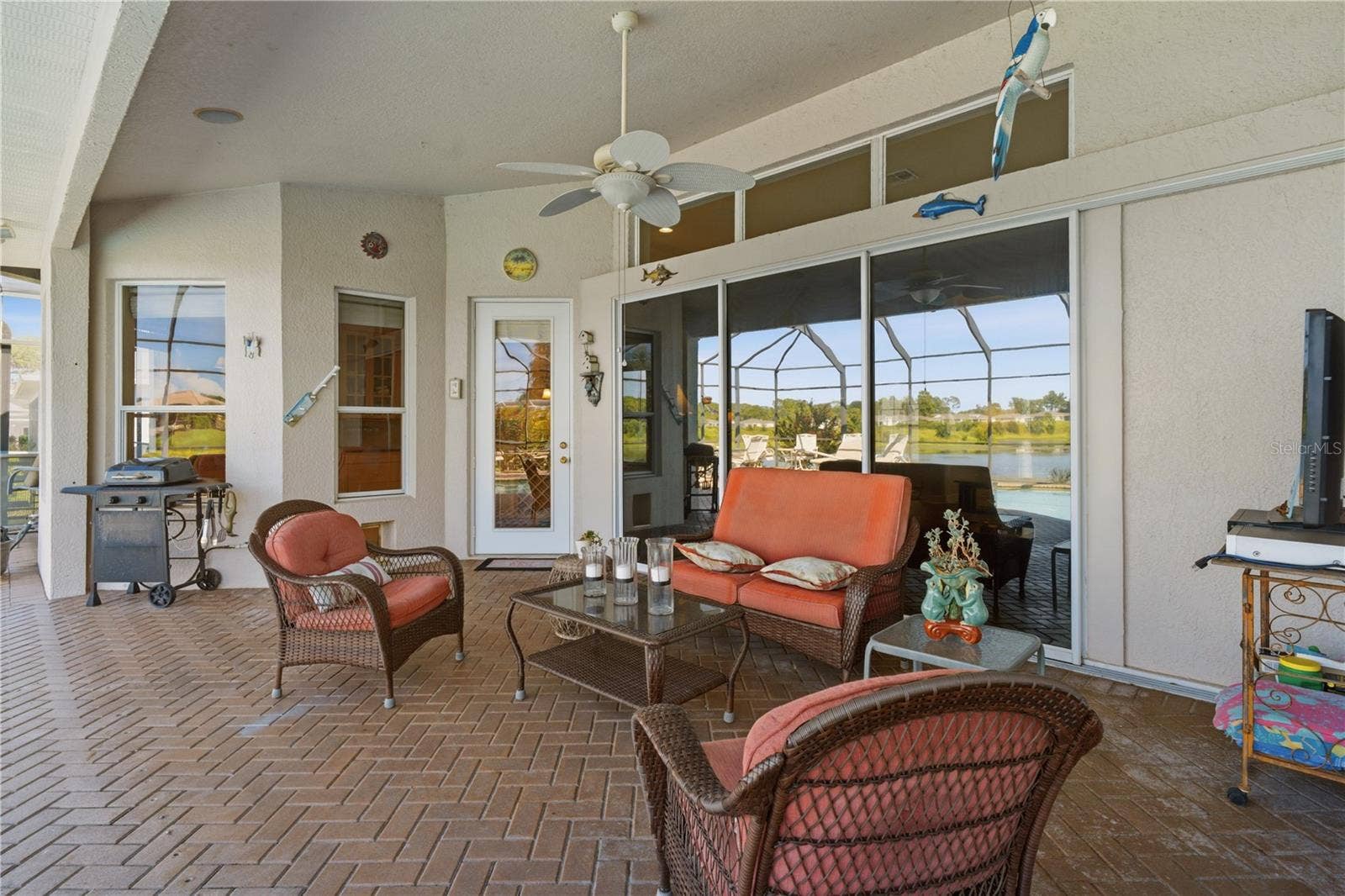 9271 WESTSHORE DRIVE, Weeki Wachee, FL 34613 Covered Pattio screened