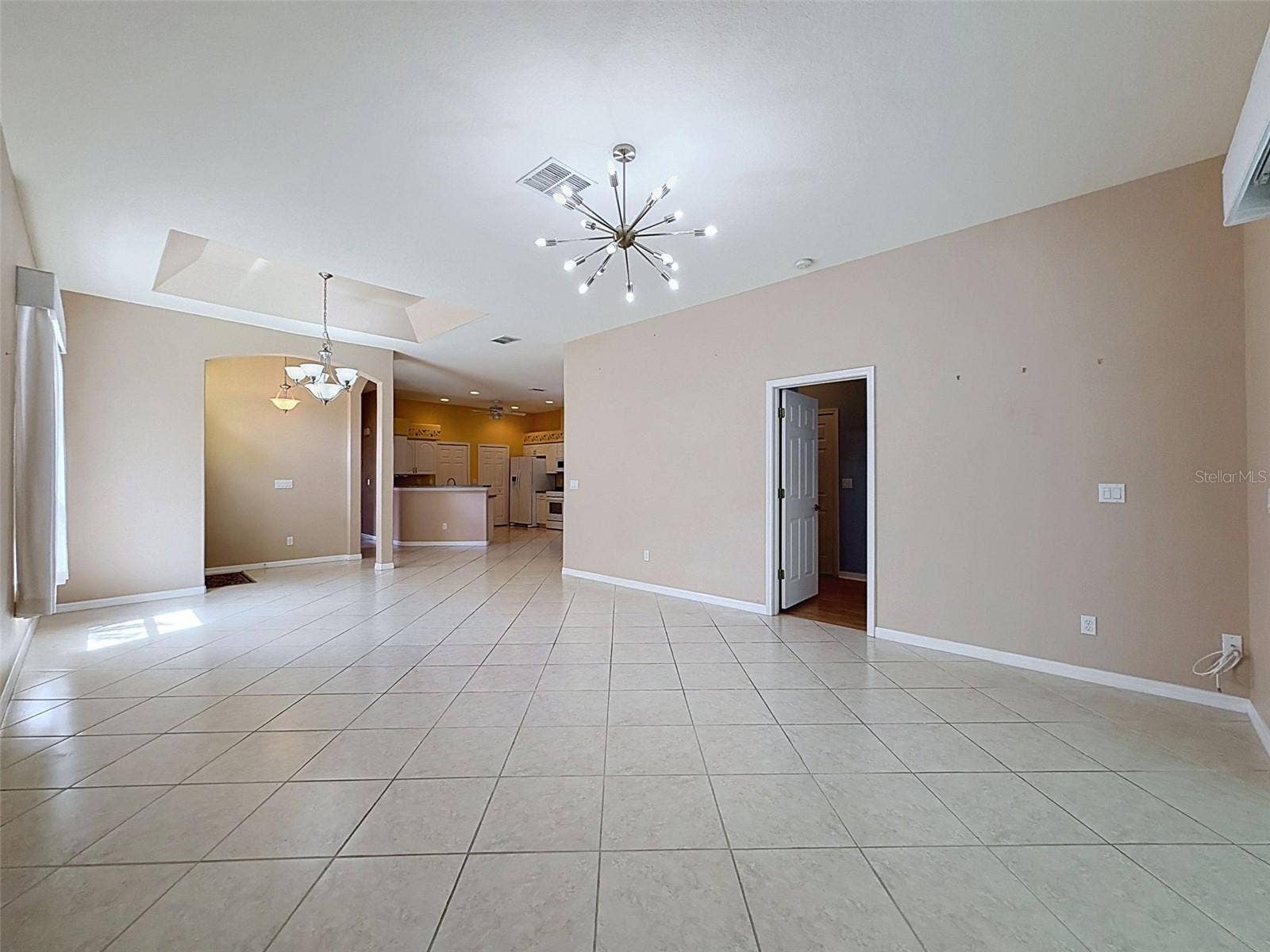 11440 GOLF ROUND DRIVE, New Port Richey, FL 34654 Main Living area with kitchen view