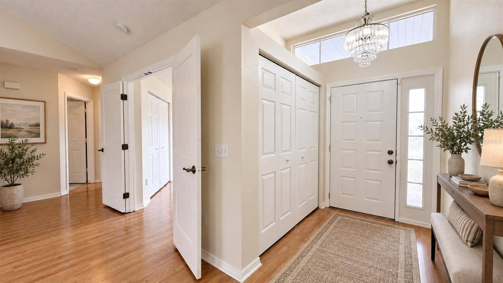 6501 SW 84TH PLACE ROAD, Ocala, FL 34476 Welcoming foyer with storage.