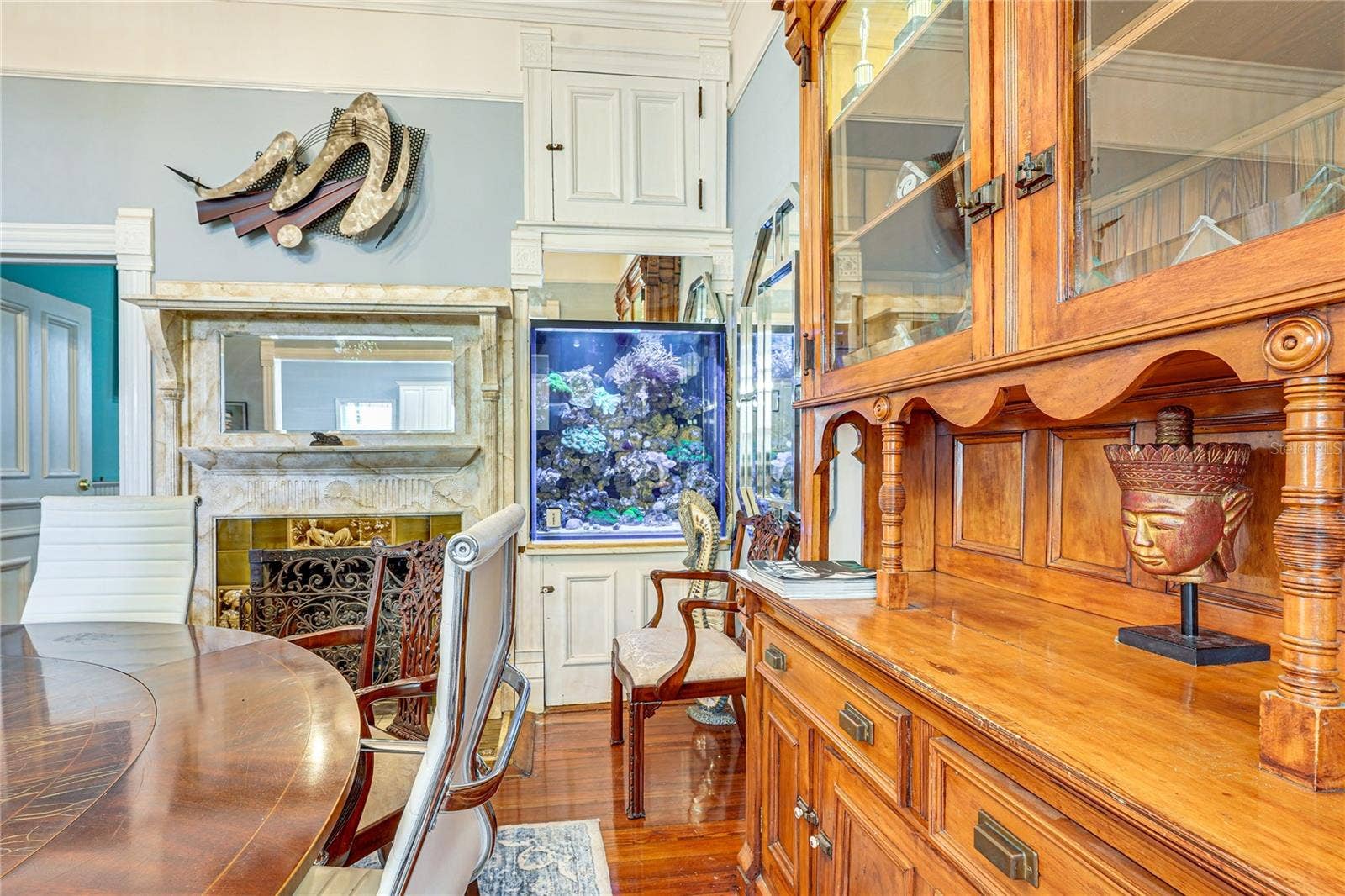 743 E FORT KING STREET, Ocala, FL 34471 Built-In Cabinetry and Decorative Fireplace