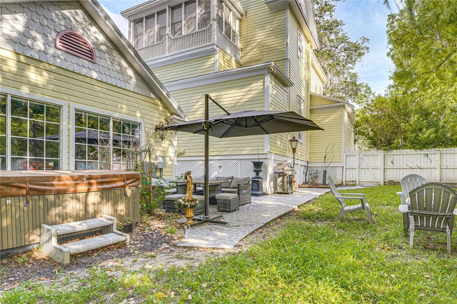 743 E FORT KING STREET, Ocala, FL 34471 Rear Patio and Side Exterior