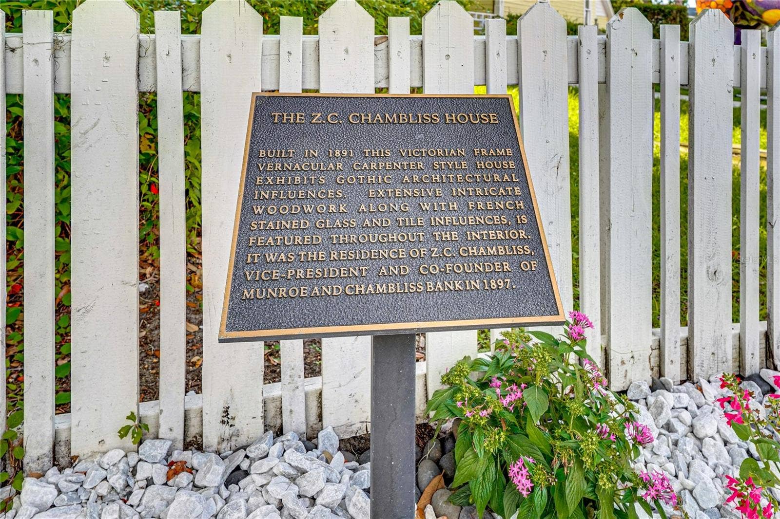 743 E FORT KING STREET, Ocala, FL 34471 Historic Z.C. Chambliss House Marker