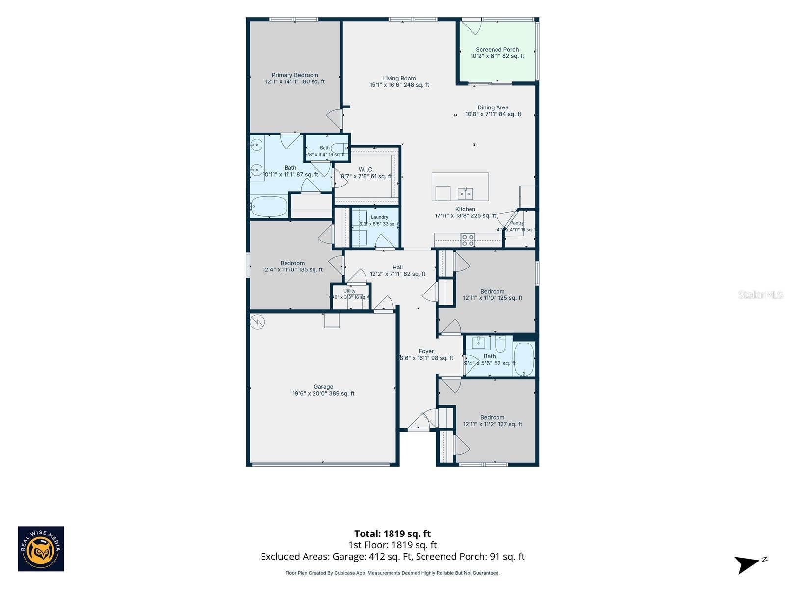 5443 DIANTHA WAY, Brooksville, FL 34604 Floor plan