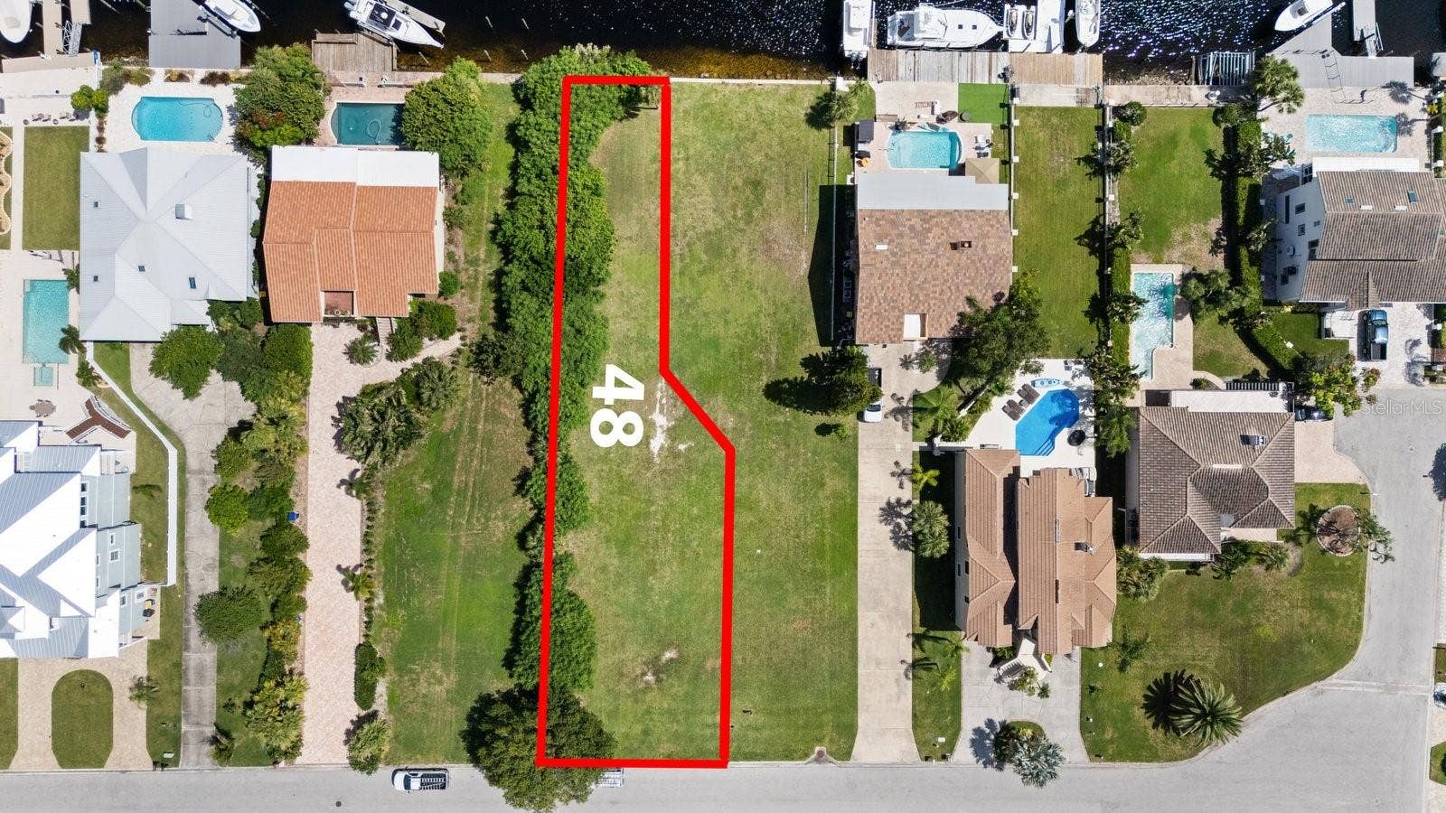 WESTSHORE DRIVE, #Lot 48, New Port Richey, FL 34652 Lot 48 with 35' seawall