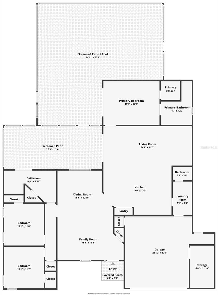 8098 SHORECREST COURT, Spring Hill, FL 34606 Floor Plan