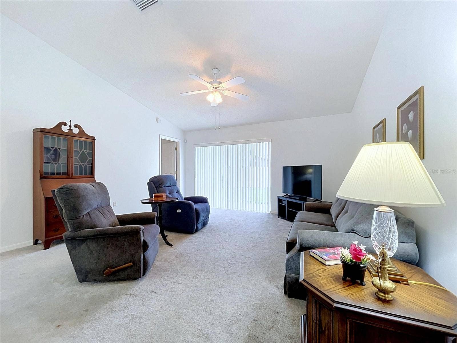 27408 CORAL SPRINGS DRIVE, Wesley Chapel, FL 33544 Open floor plan with sliding glass doors