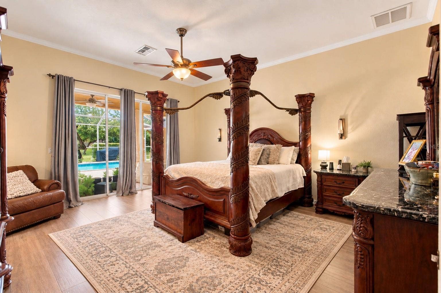 1486 ALAMEDA DRIVE, Spring Hill, FL 34609 Primary bedroom