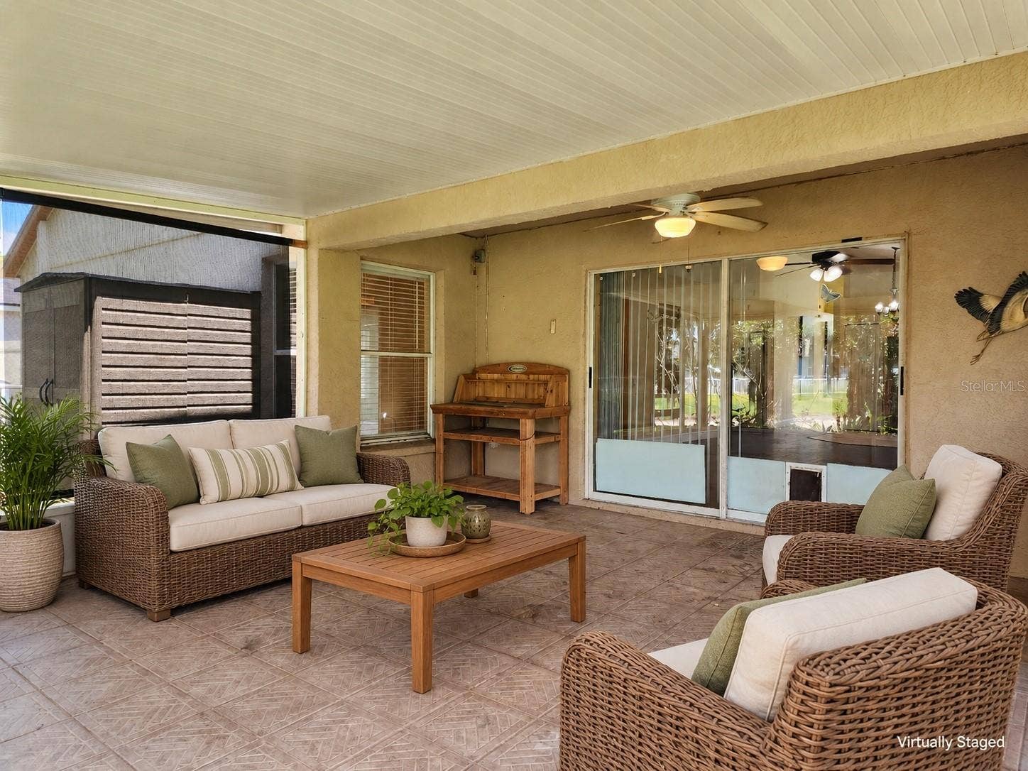 30702 IVERSON DRIVE, Wesley Chapel, FL 33543 Staged Screen room