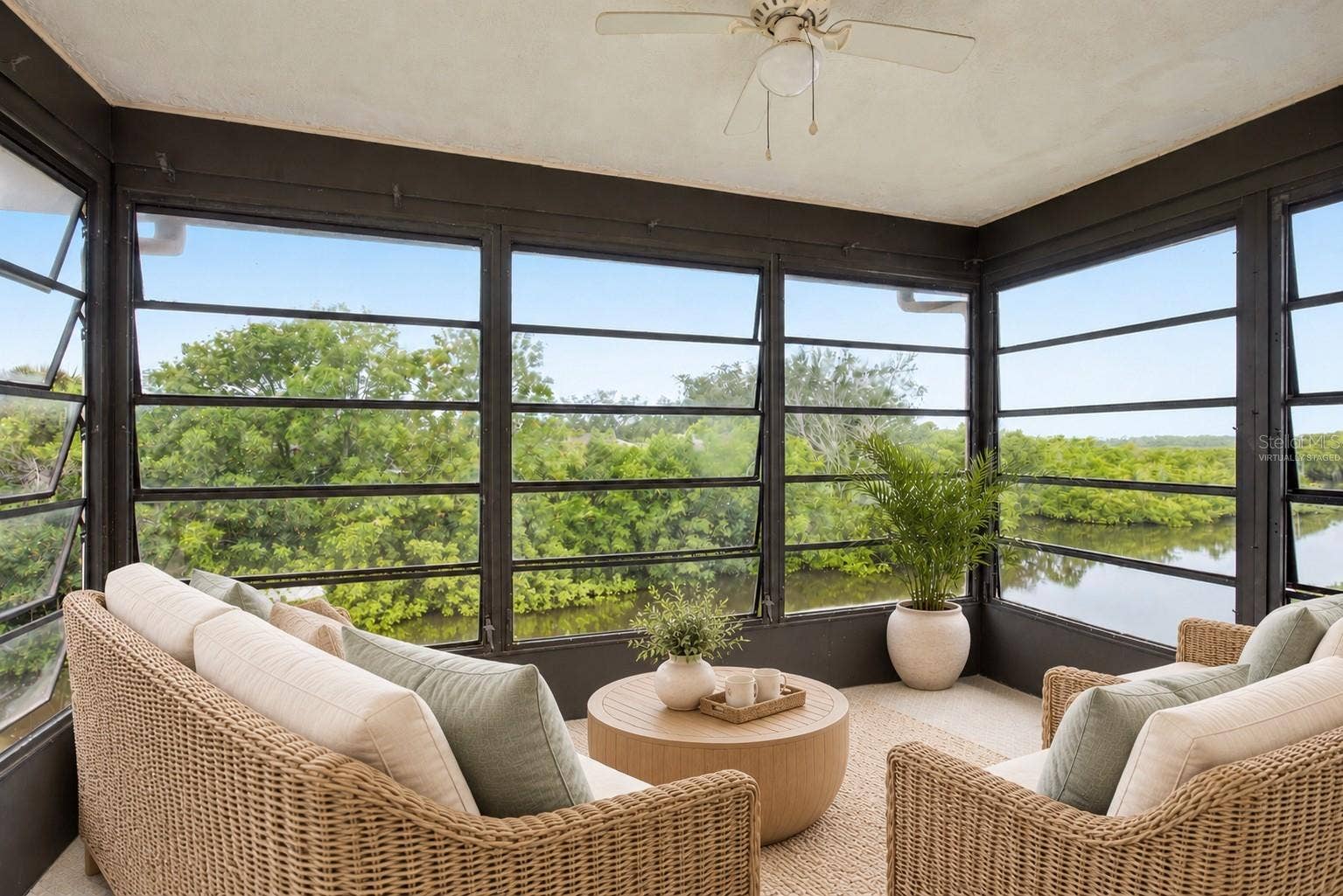 virtually Staged Lanai