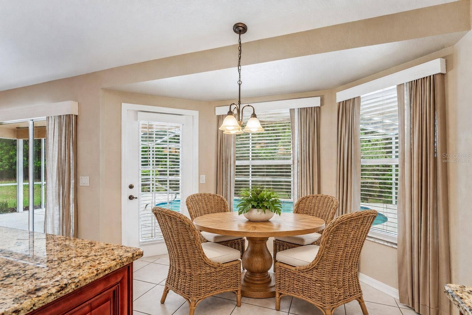 14433 LINDEN DRIVE, Spring Hill, FL 34609 Breakfast Area - Virtually Staged.