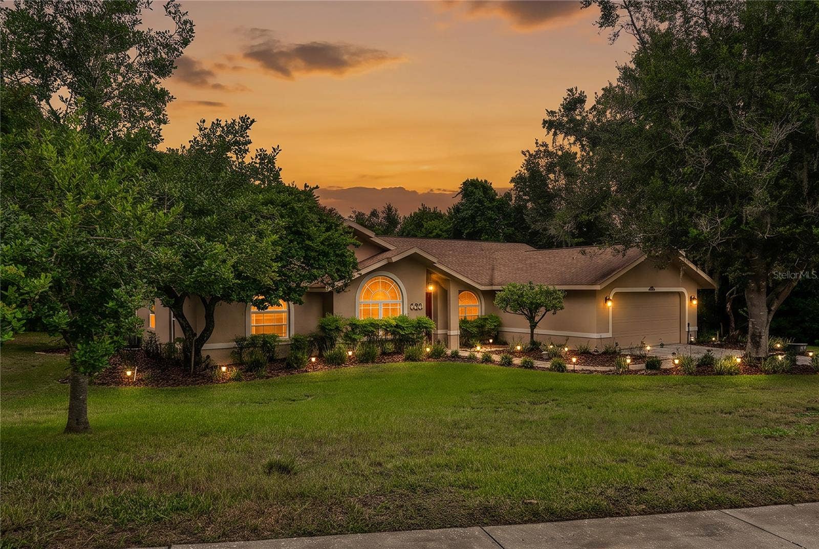 14433 LINDEN DRIVE, Spring Hill, FL 34609 Evening View