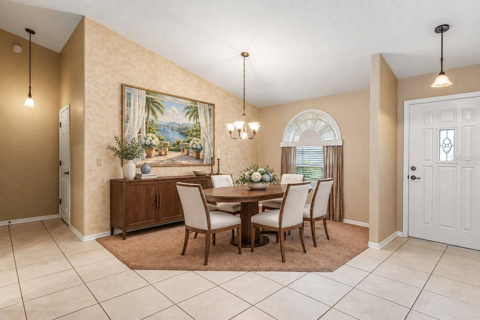14433 LINDEN DRIVE, Spring Hill, FL 34609 Dining Area - Virtually Staged.