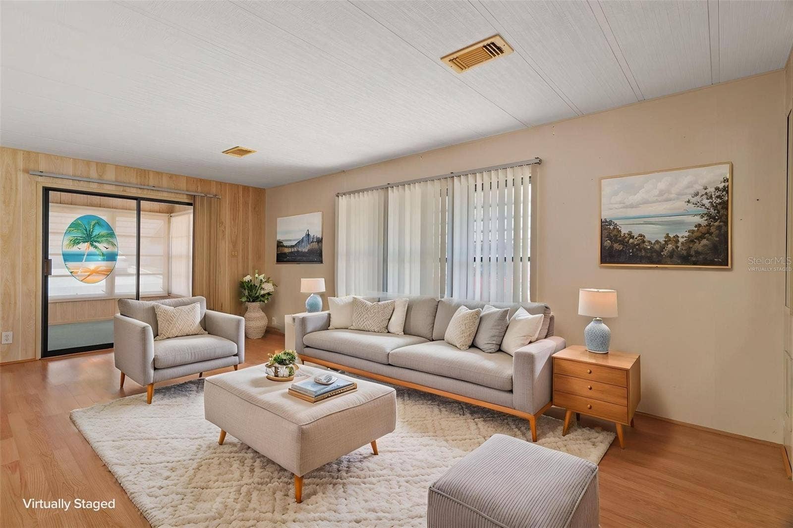 8489 FLEETWAY AVENUE, Brooksville, FL 34613 Living room-virtually staged.