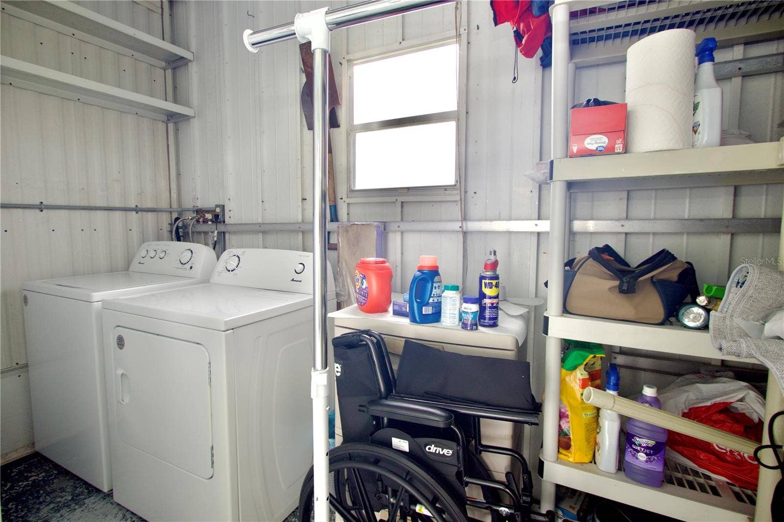 Storage Shed At End Of Carport