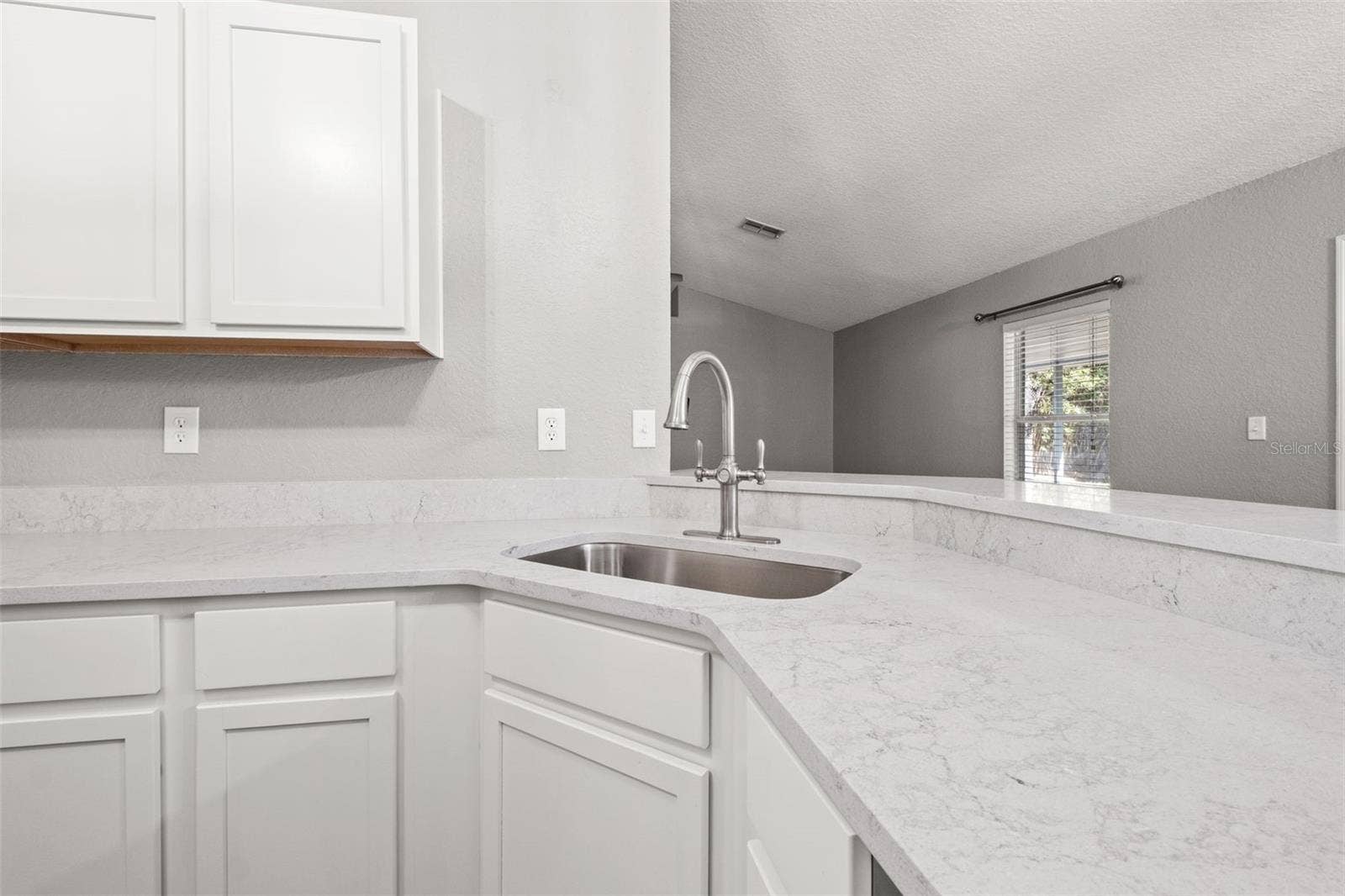 2138 FAIRVIEW ROAD, Spring Hill, FL 34609 Kitchen with Quartz Countertops