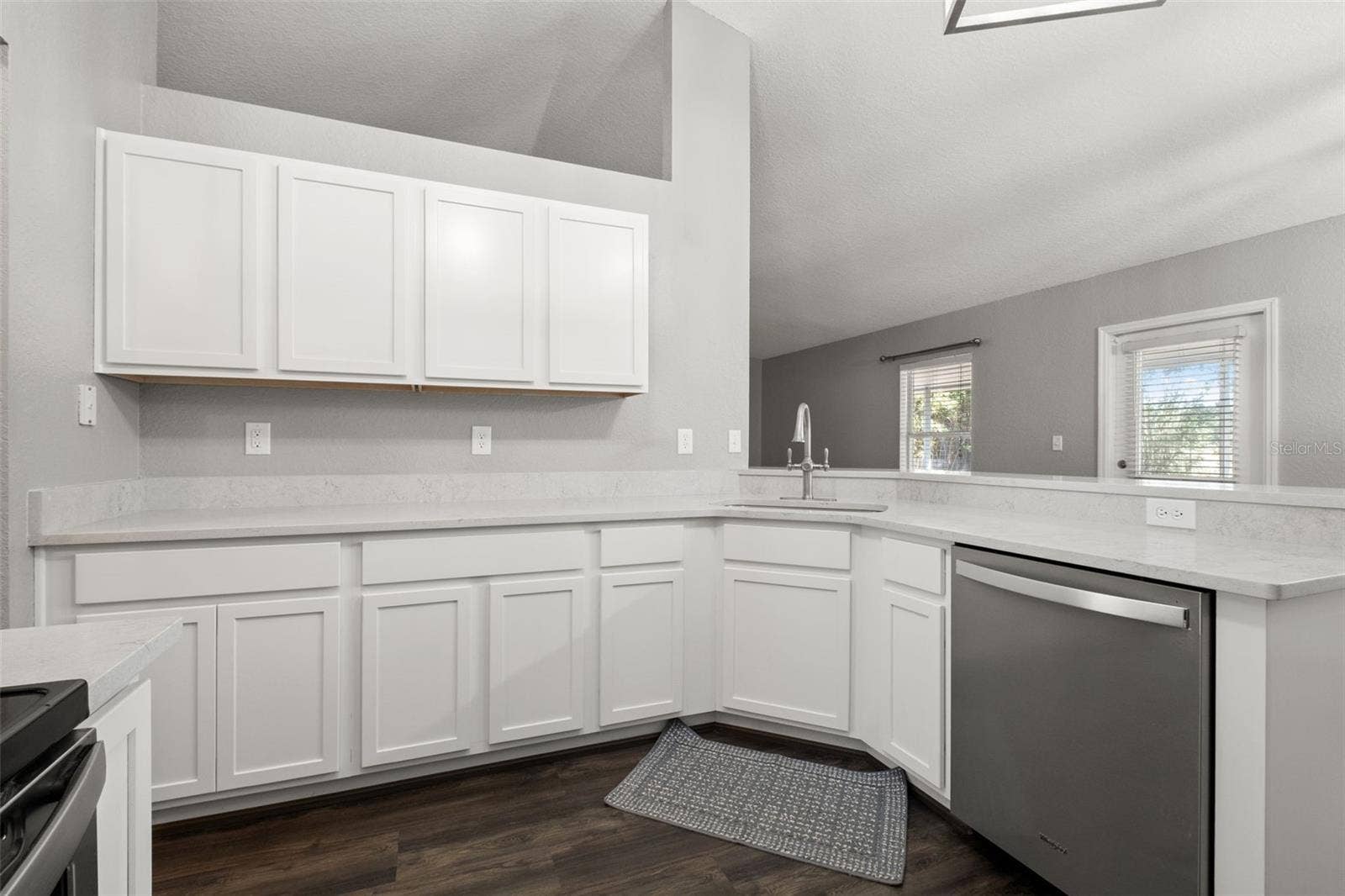 2138 FAIRVIEW ROAD, Spring Hill, FL 34609 Kitchen with Quartz Countertops