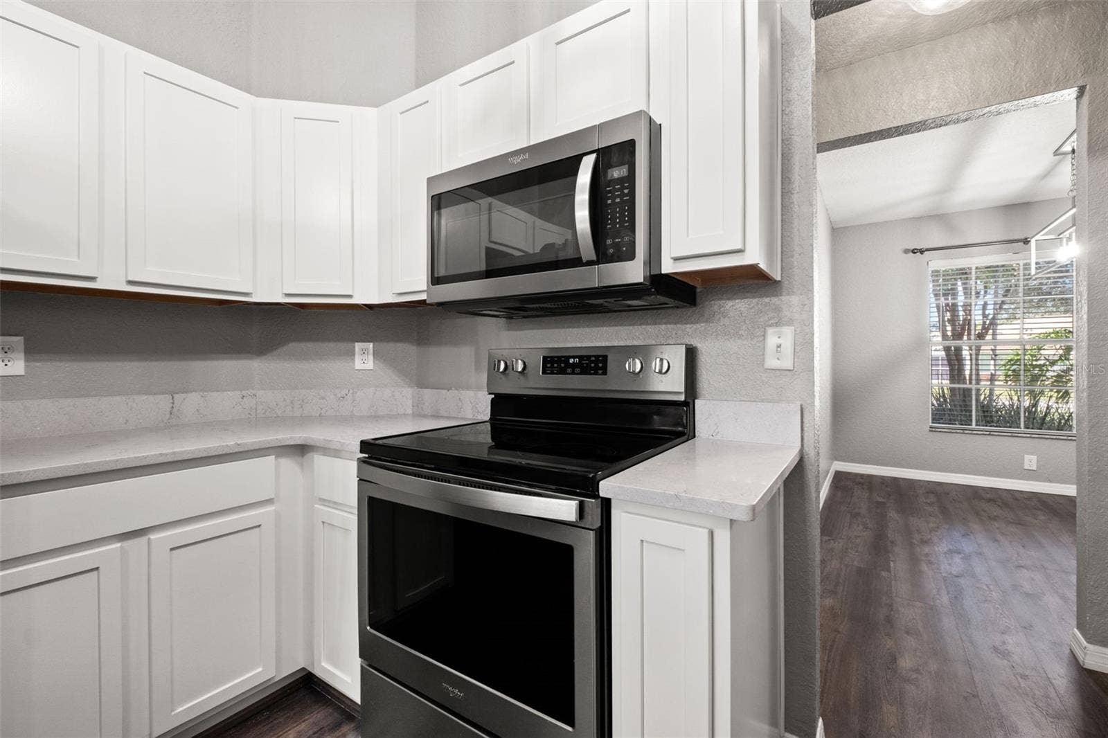 2138 FAIRVIEW ROAD, Spring Hill, FL 34609 Kitchen with Quartz Countertops