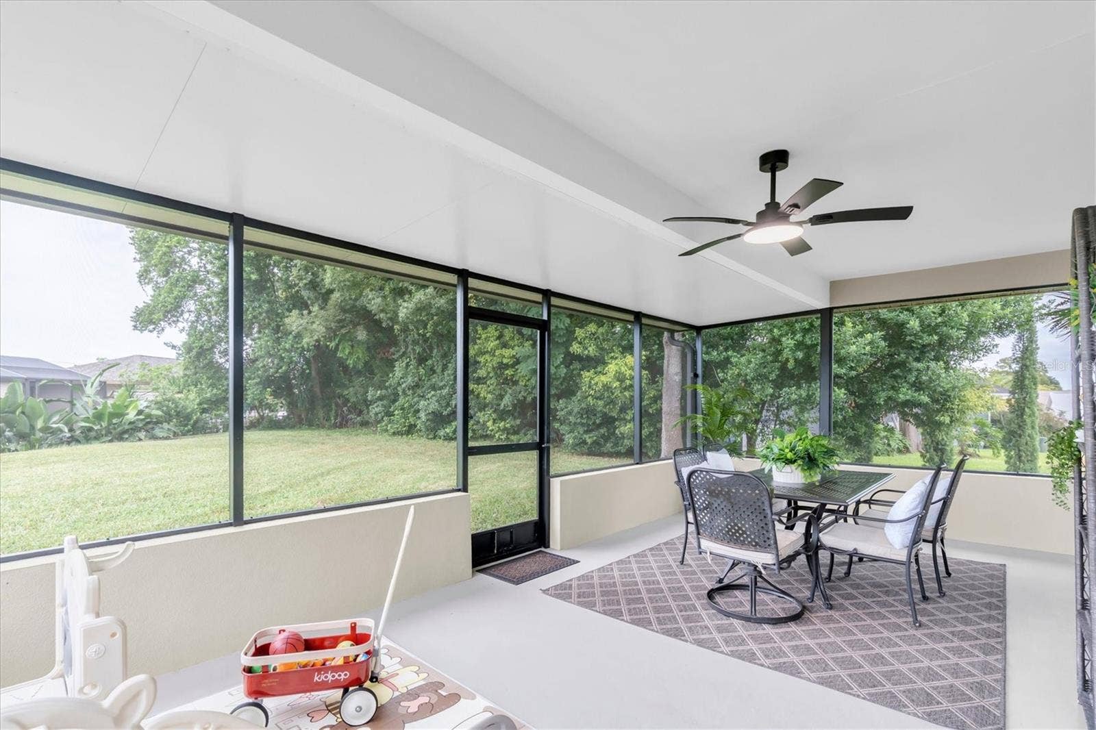 8721 LATHAM LANE, Hudson, FL 34667 Oversized Screened In Lanai Overlooking Property