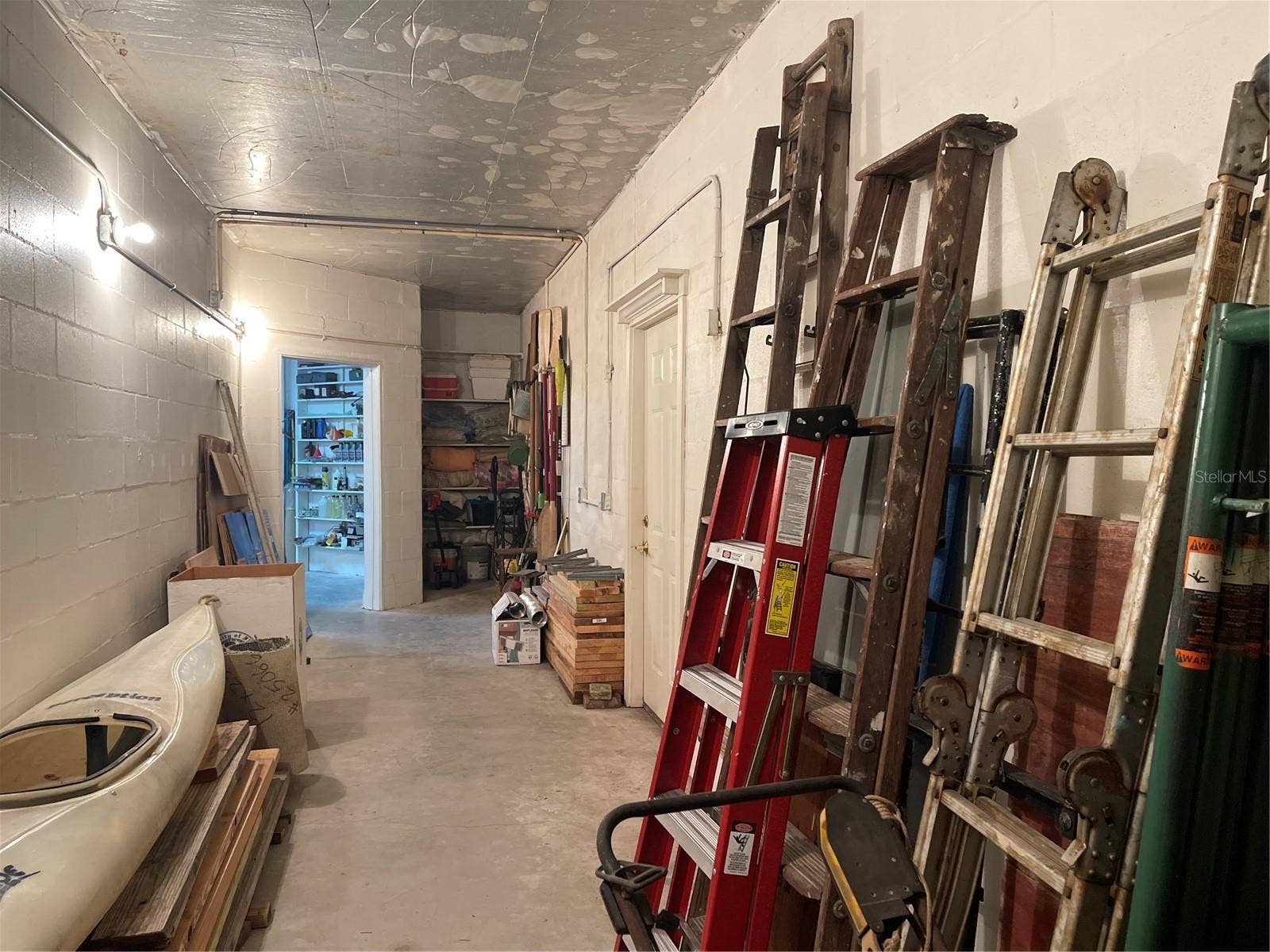 Utility storage room is approximately 324 sq ft