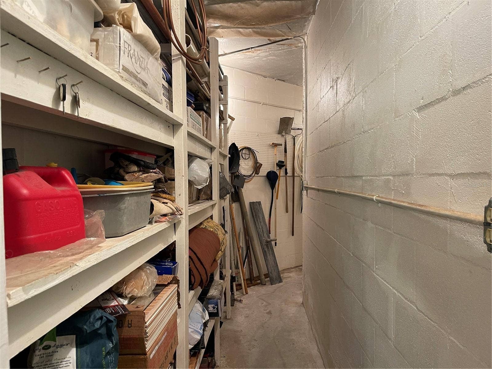 This utility room on the first floor is approximately 289 sq ft.