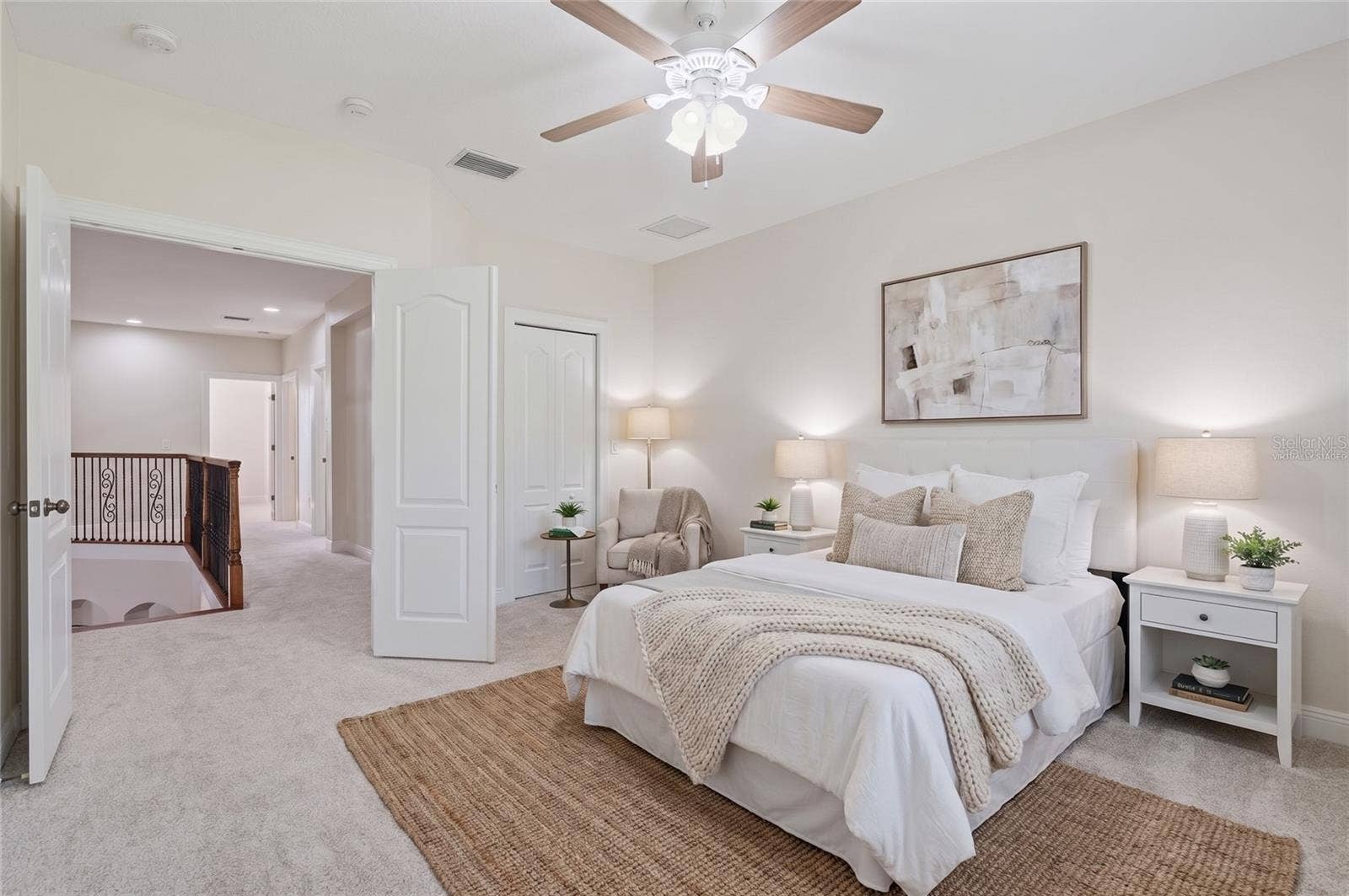 Virtually Staged Spare Bedroom 1 2nd Floor