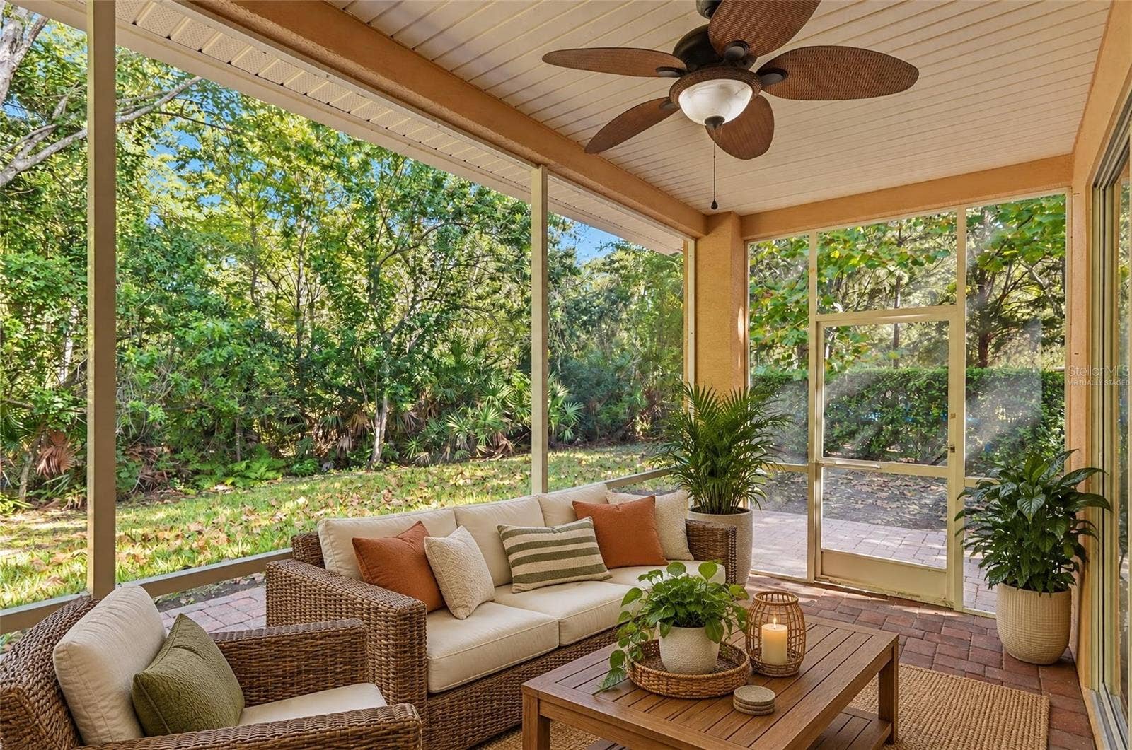 Virtually Staged Lanai