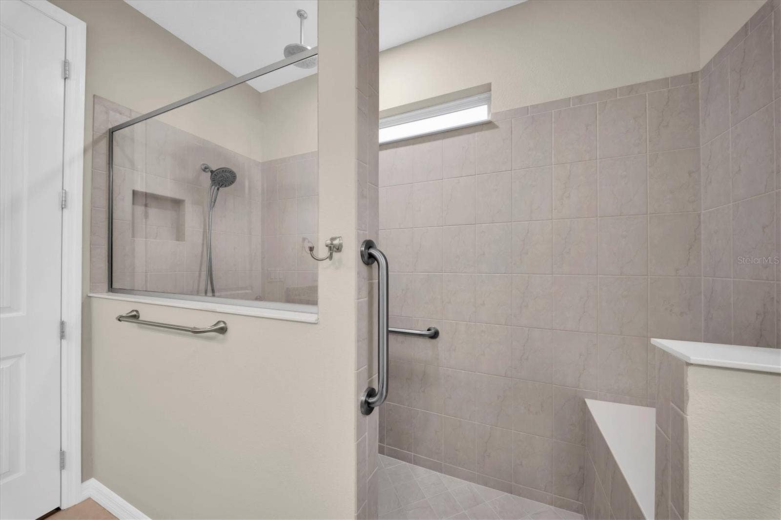 Bathroom with walk-in shower