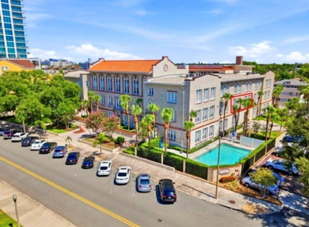 701 MIRROR LAKE DRIVE N, #120, St Petersburg, FL 33701 Ariel View