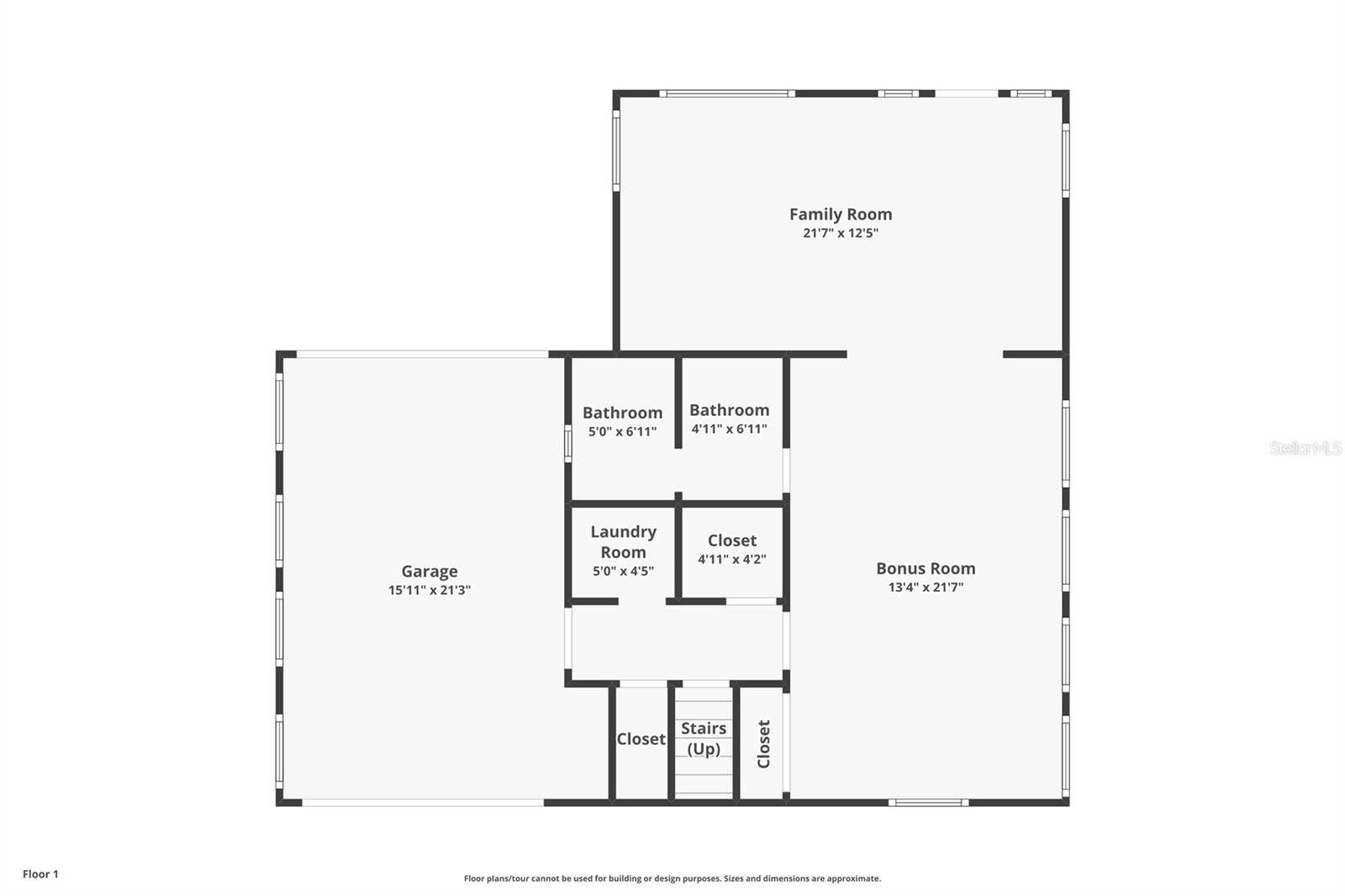 Downstairs layout