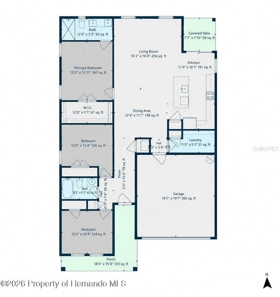 11041 SPOONBILL ROAD, Weeki Wachee, FL 34613 Floor plan