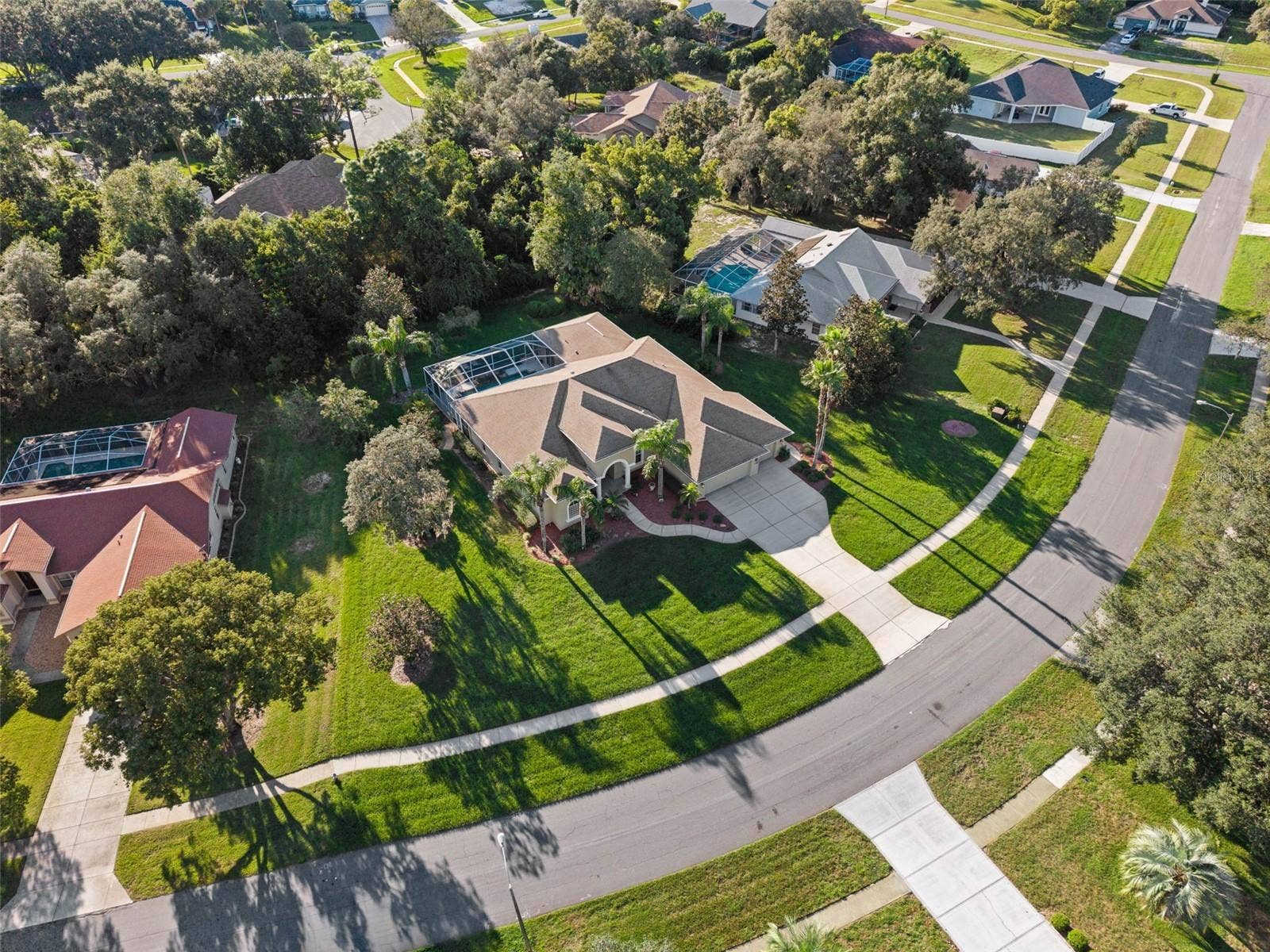 409 SILAS COURT, Spring Hill, FL 34609 Ariel View