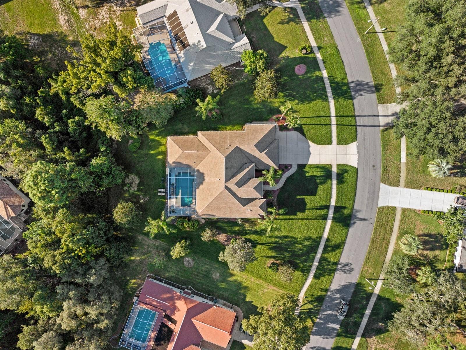 409 SILAS COURT, Spring Hill, FL 34609 Ariel View