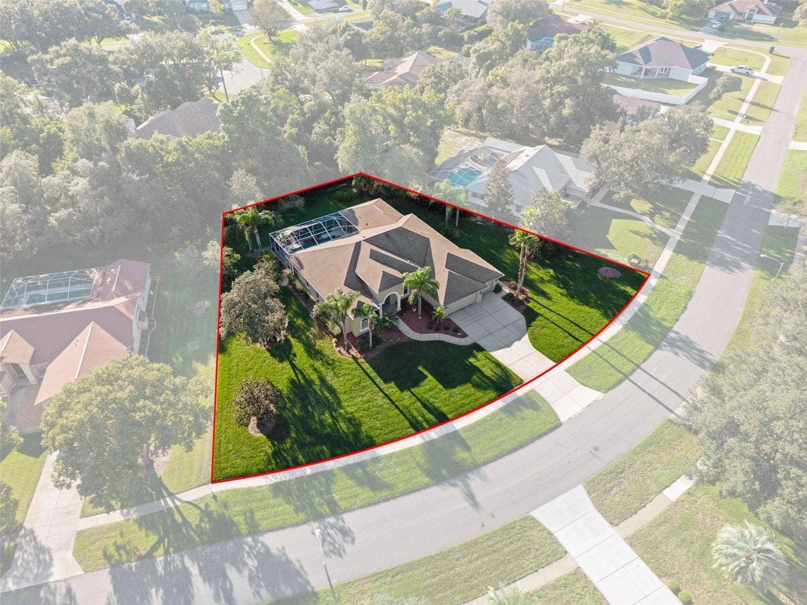 409 SILAS COURT, Spring Hill, FL 34609 Ariel Outlines