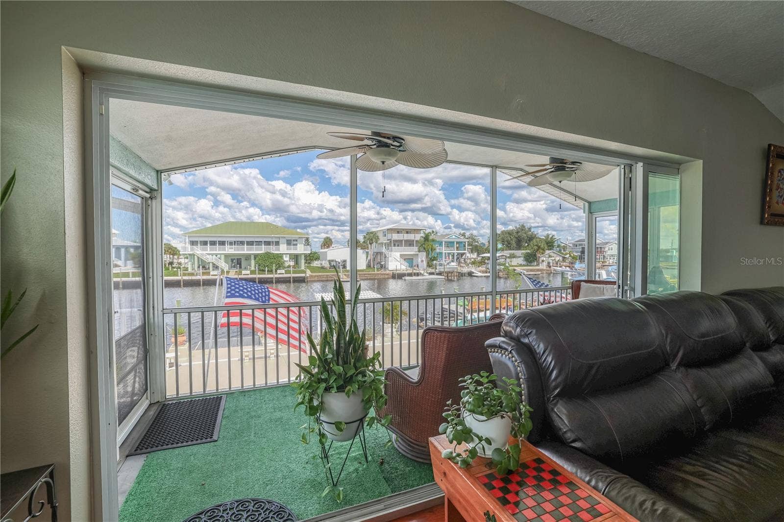 3337 MANGROVE DRIVE, Hernando Beach, FL 34607 UNIT #1 Screened Lanai