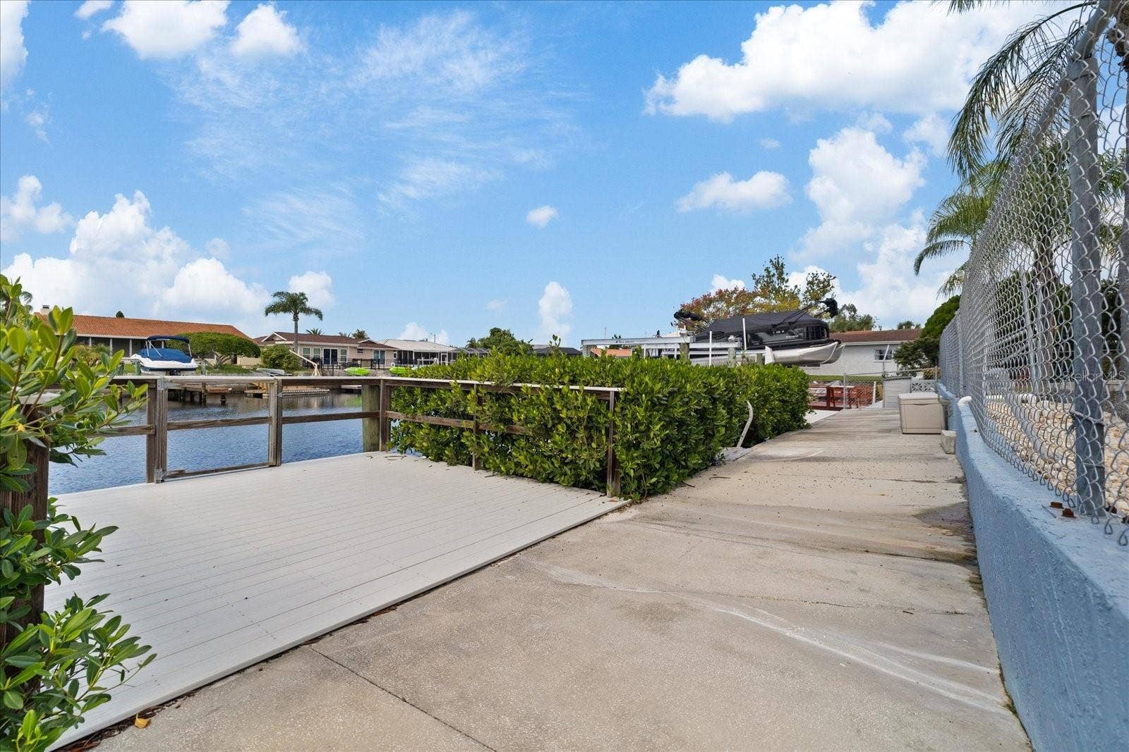 5001 MARLIN DRIVE, New Port Richey, FL 34652 Stationary dock great for fishing