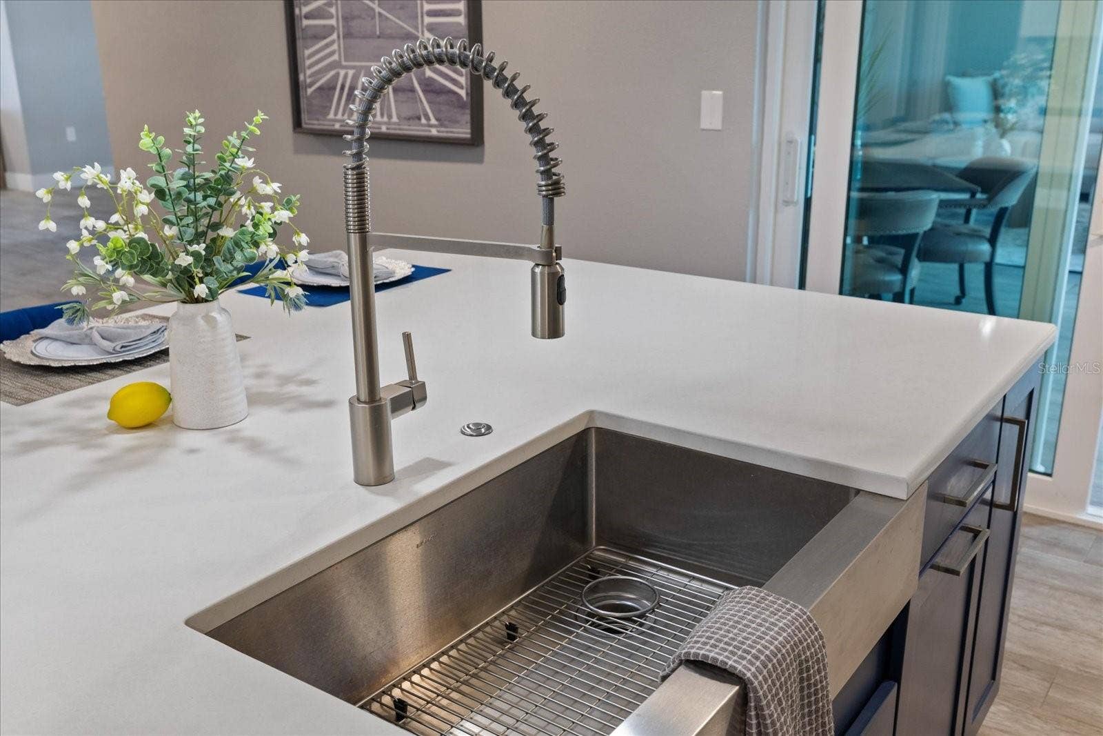5001 MARLIN DRIVE, New Port Richey, FL 34652 Deep Stainless sink in island