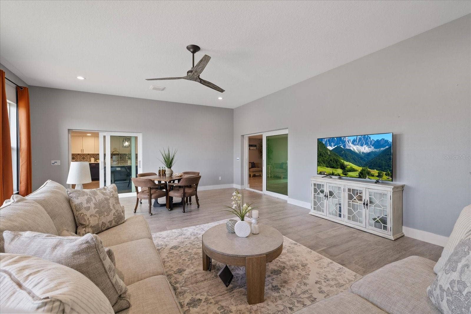 5001 MARLIN DRIVE, New Port Richey, FL 34652 Family room with mini split AC